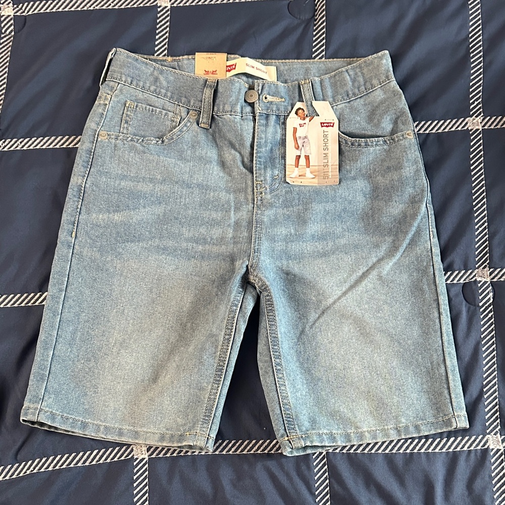 Levi's Classic Blue Denim Shorts